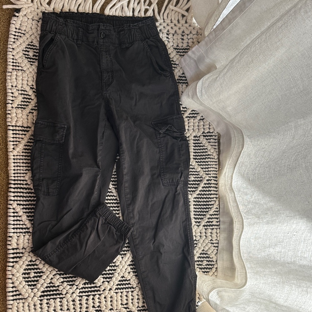 Women’s Greyish Black Cargo Pants